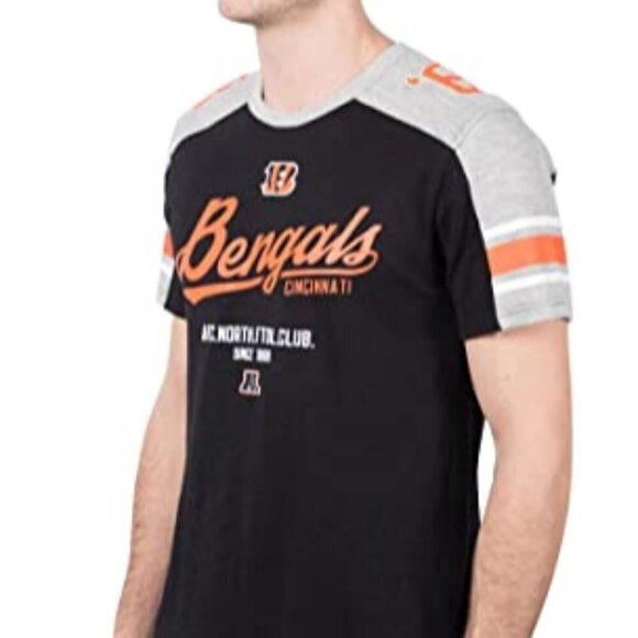 Cincinnati Bengals Short‎ Sleeve T-shirt Size Large #68 - Picture 9 of 16